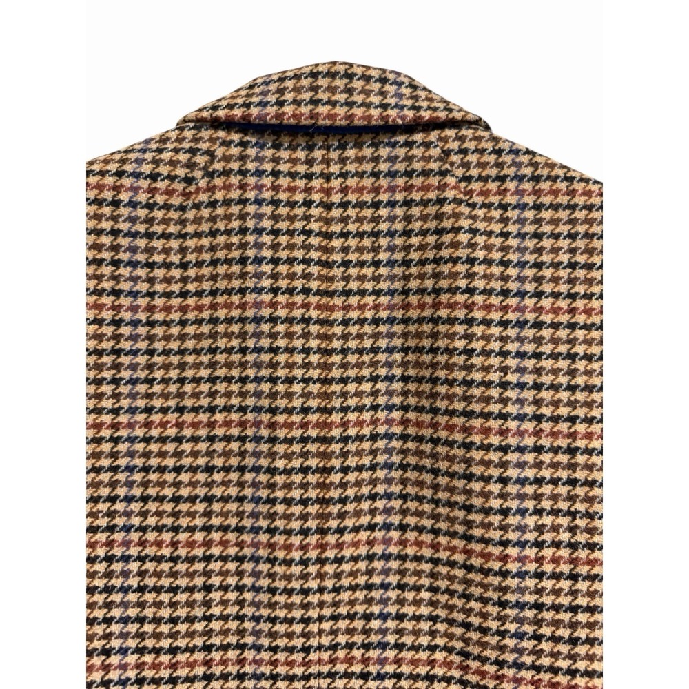 J.Crew Herringbone Wool-Blend Schoolboy Blazer Light Khaki/Brick Women's Size 12 - Picture 4 of 13